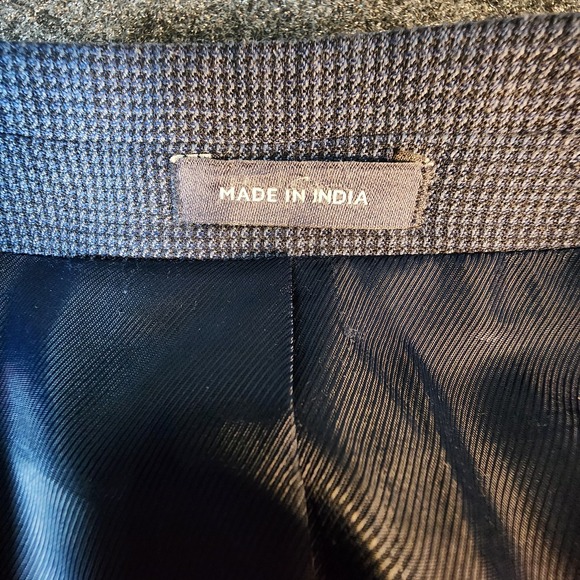 Stafford Big and Tall Travel Blue Wool Blend Blazer Mens 56BR Sports Coat Preppy - Picture 11 of 16